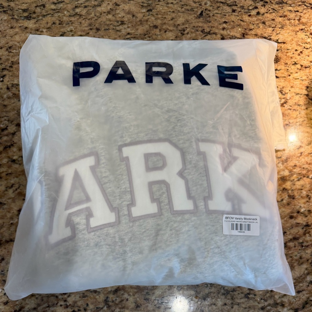 Parke !!SOLD OUT ONLINE!! Women's Gray Logo Sweatshirt - Picture 2 of 7